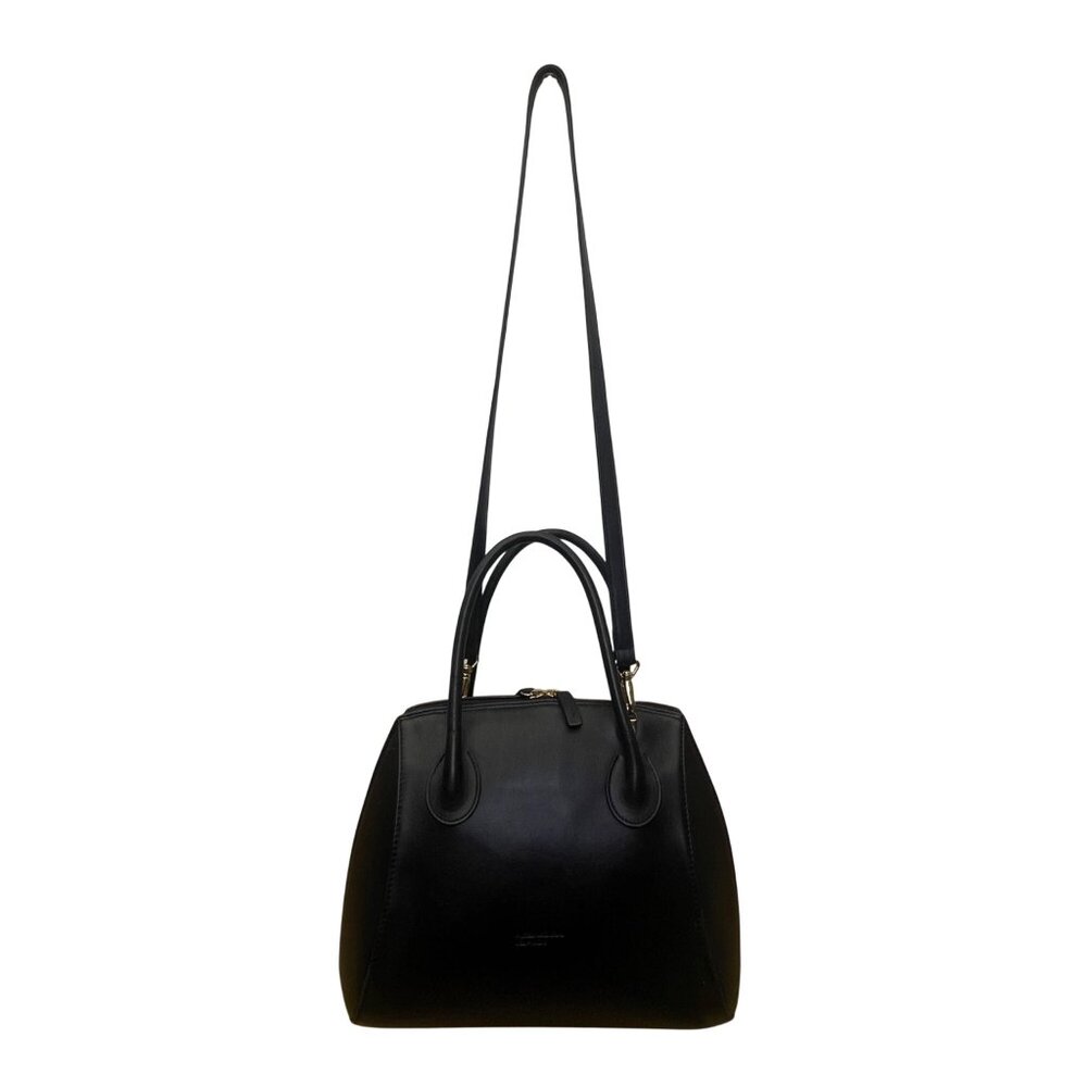 Museo Nacional Del Prado Women’s Black Leather Tote  Bag With Dual Handles